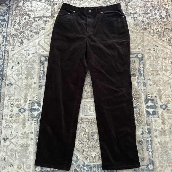 Lauren Ralph Lauren Pants - Lauren Ralph Lauren Corduroy Pants NWT stretch straight black women’s size 14